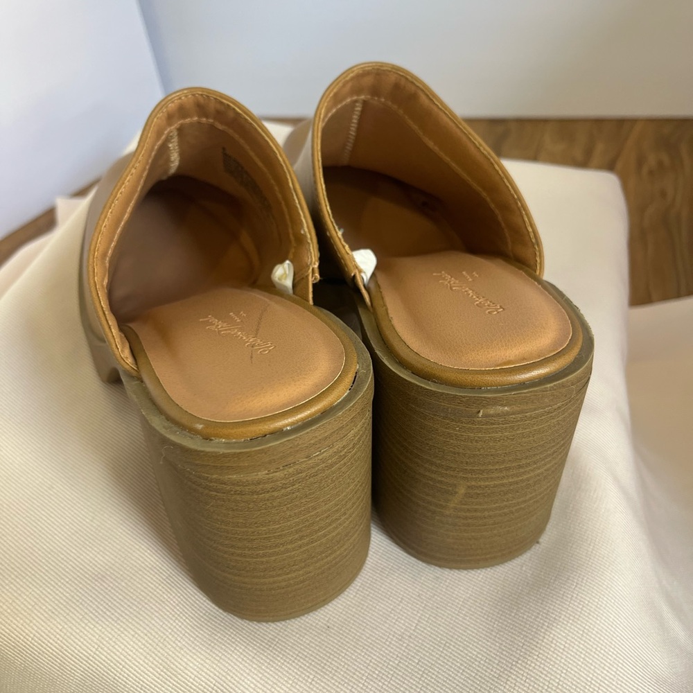 Universal Thread Brown Leather Mules - image 6